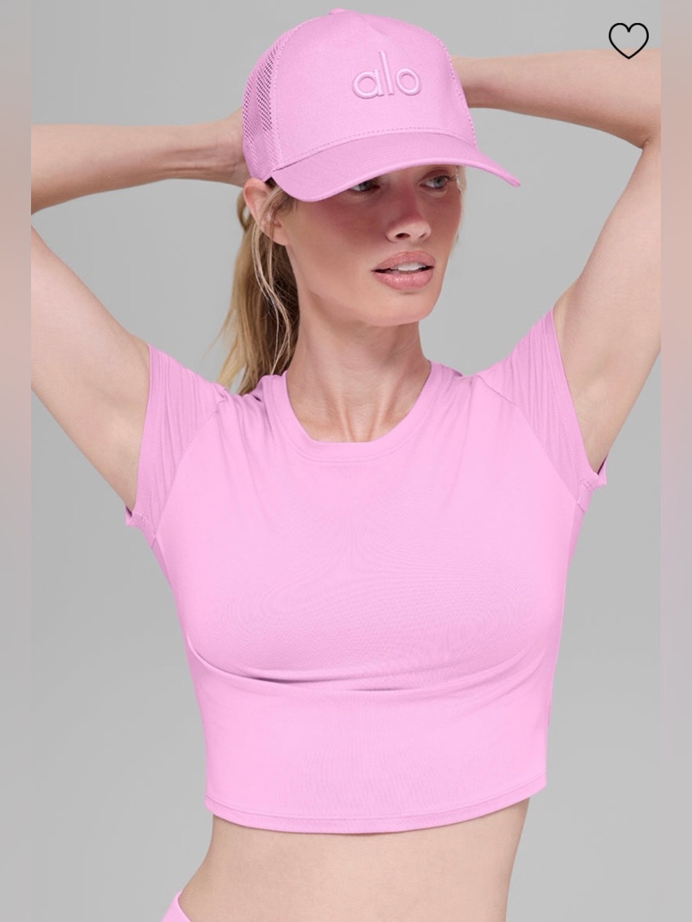 NEW! ALO District Trucker Hat - Candy Heart Pink